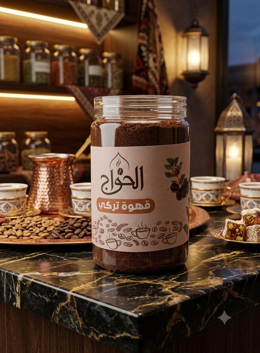 قهوه تركيه الحواج الوزن ربع كيلو