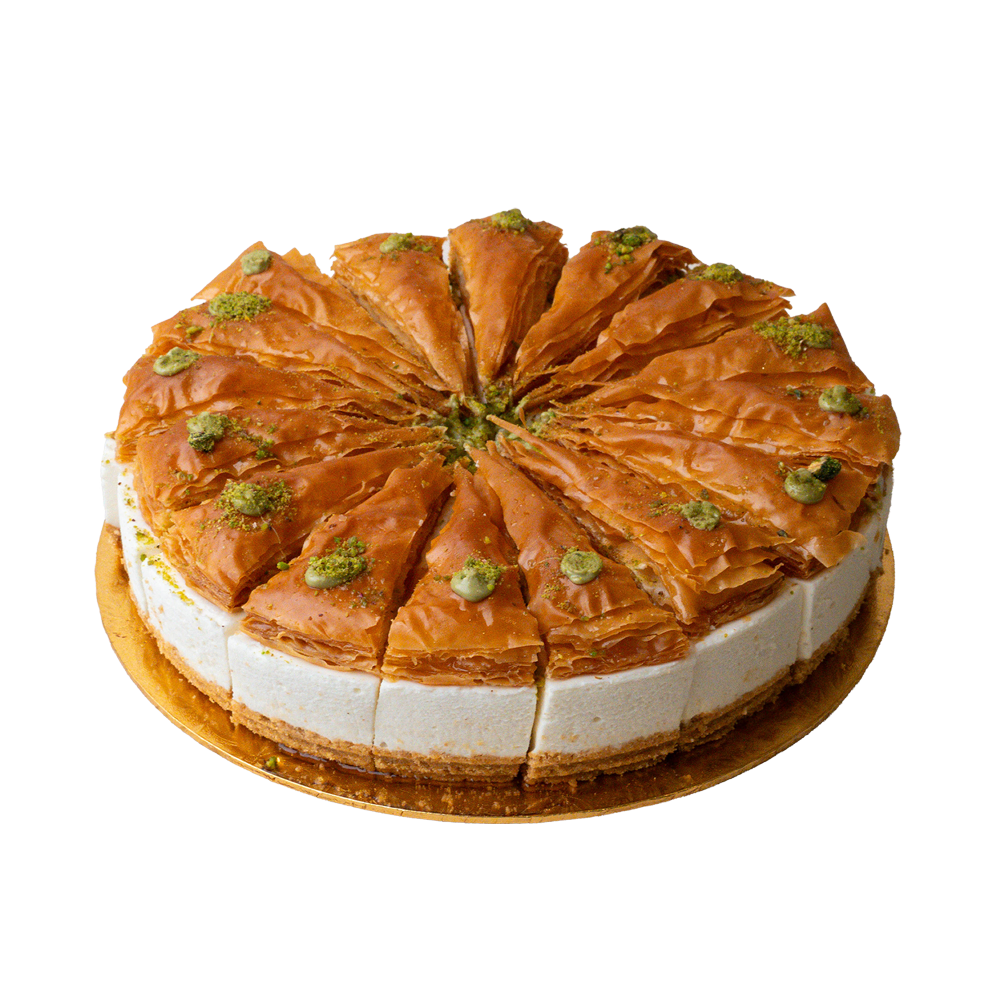 Crispy Baklava Cheesecake — Güllüoğlu Kuwait