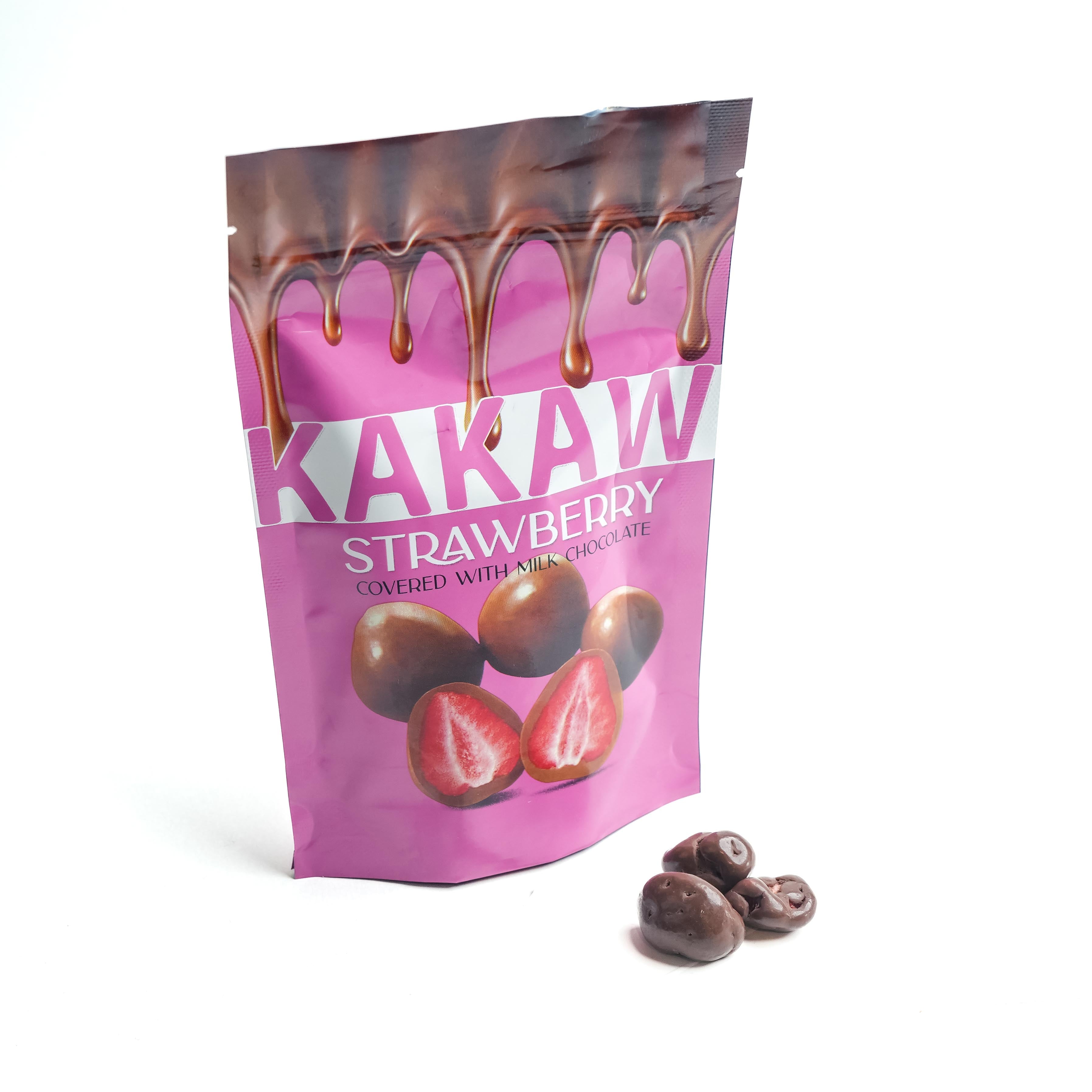 Strawberry Covered With Milk Chocolate 60 Grams