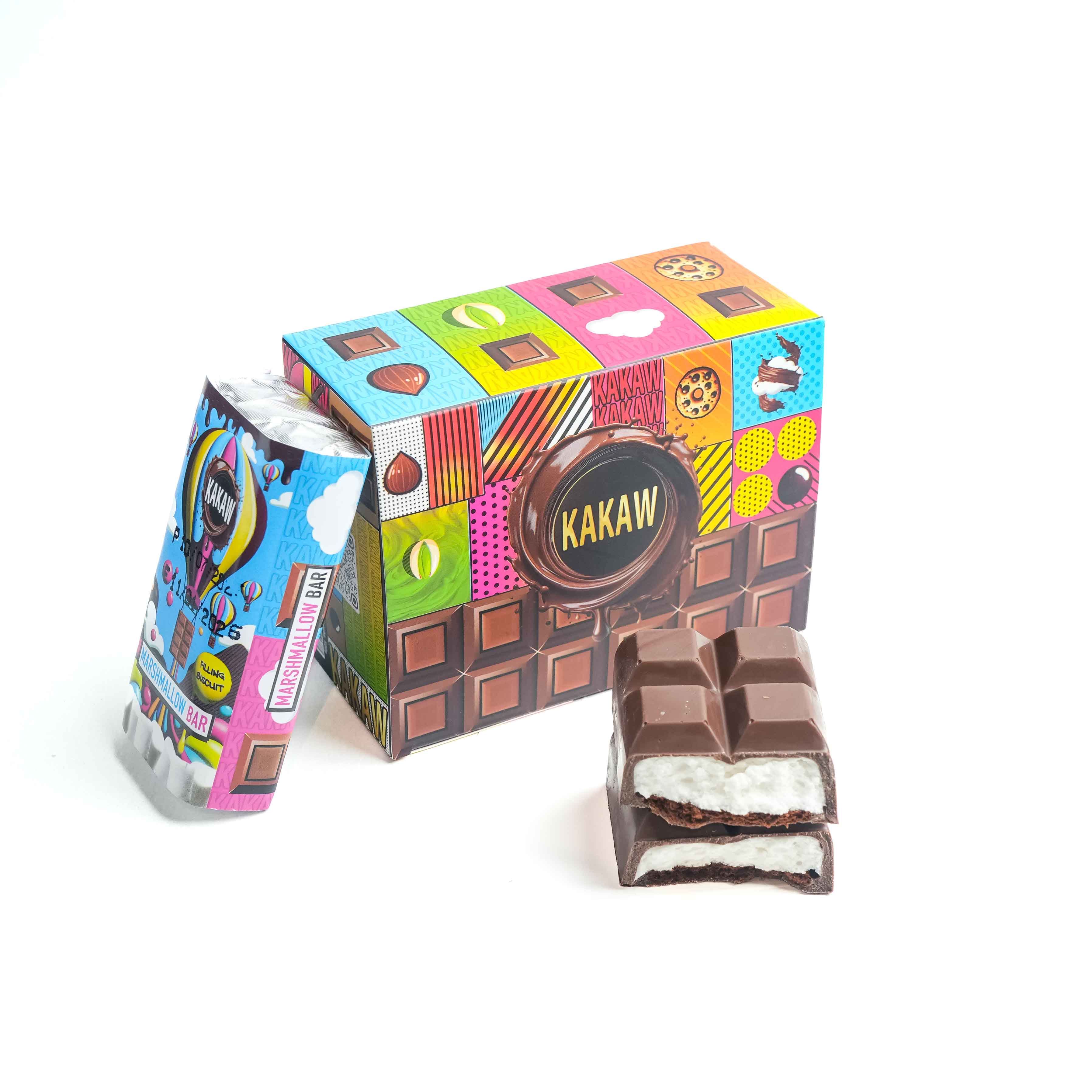 Kakaw Bar With Marshmallows 5 Pieces