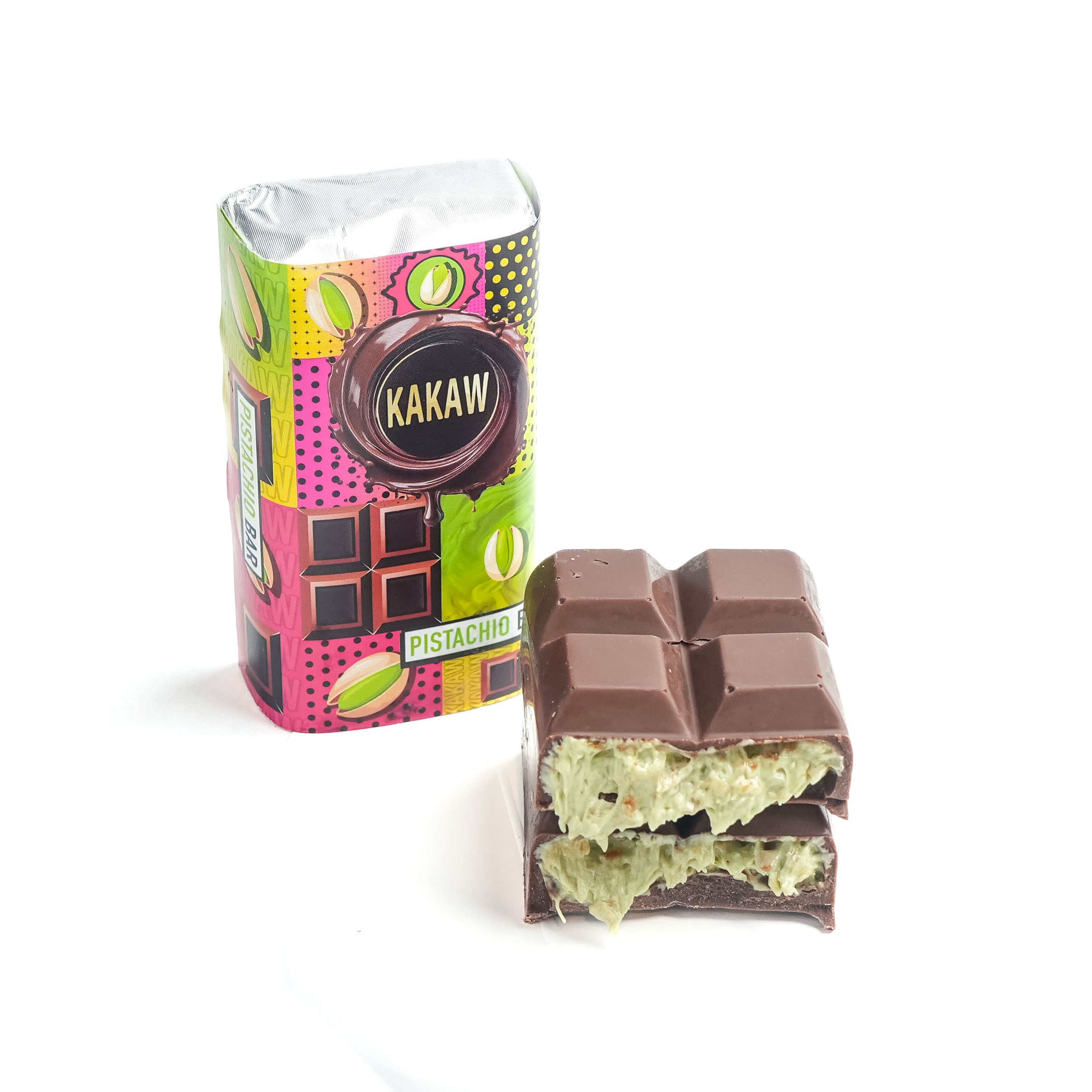 Kakaw Bar Pistachio ( 1 ) Pieces