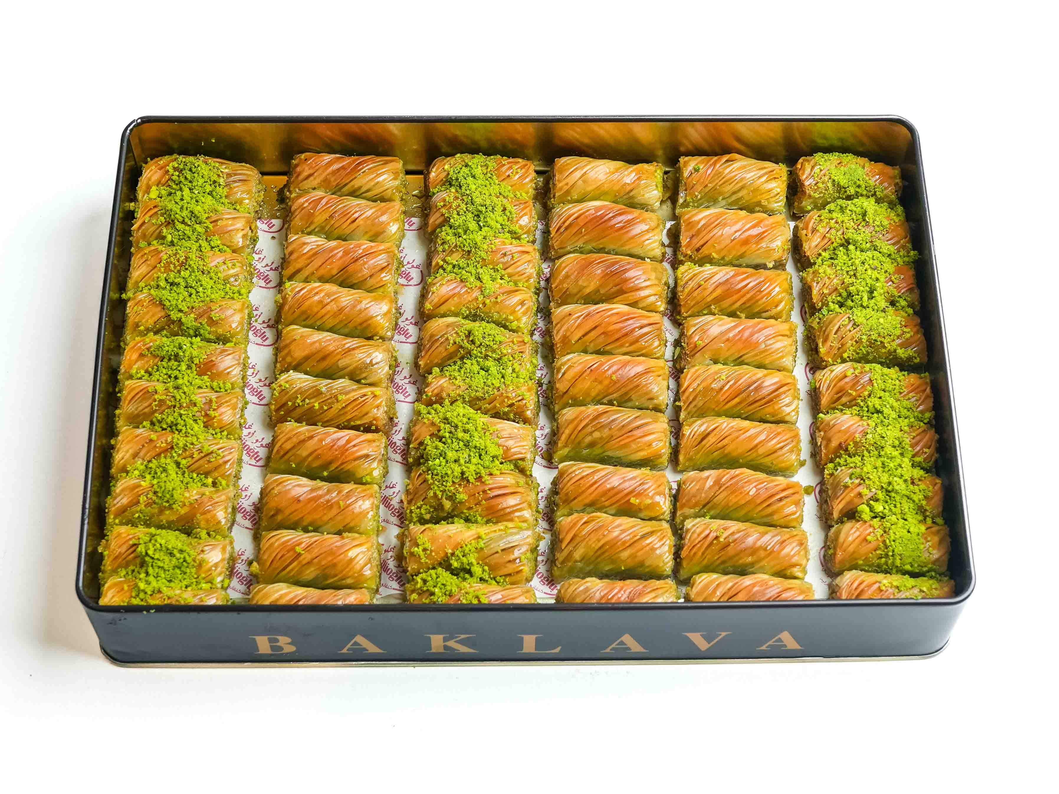 أصابع بقلاوة بالفستق