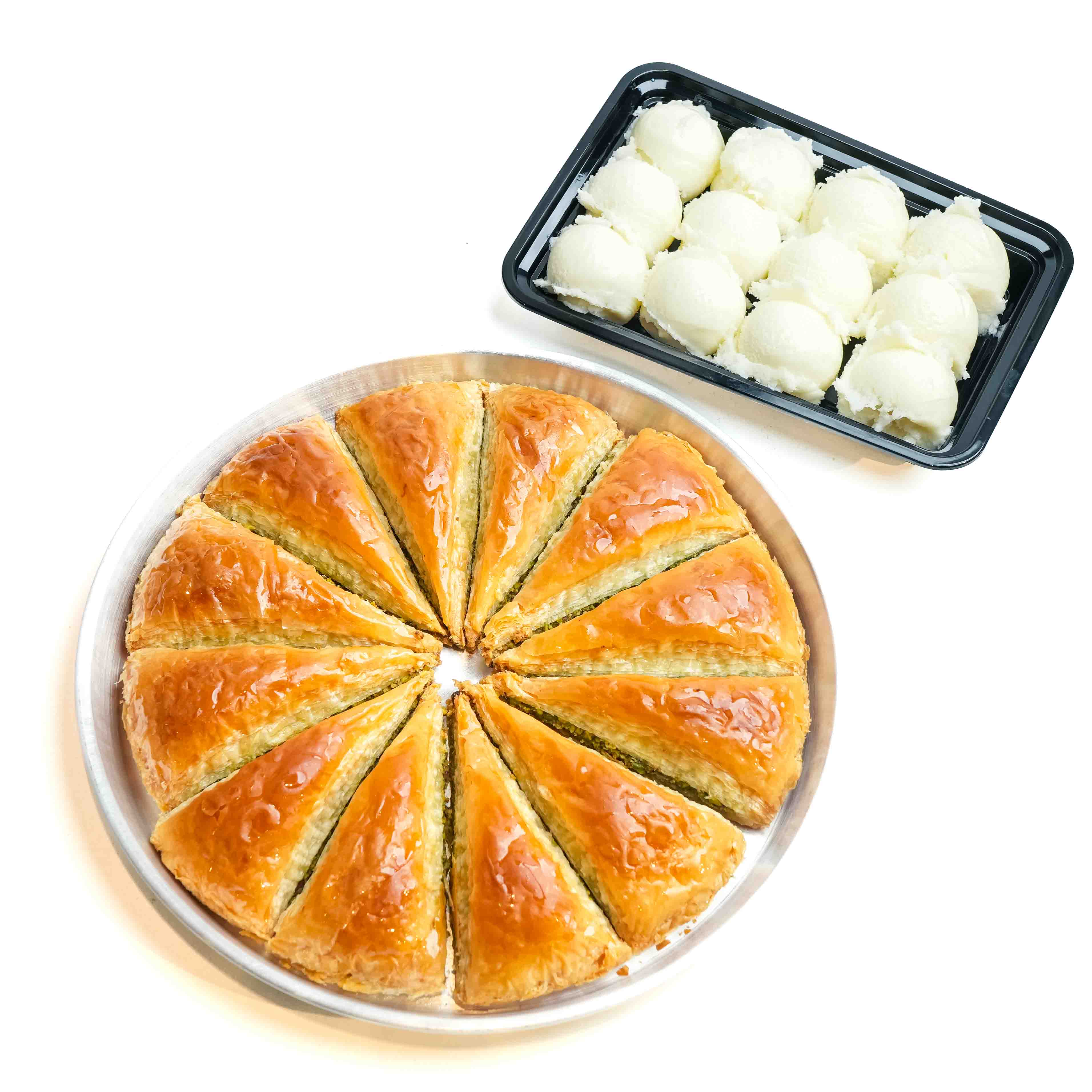 Baklava Hafuj With Ice Cream 12 pieces