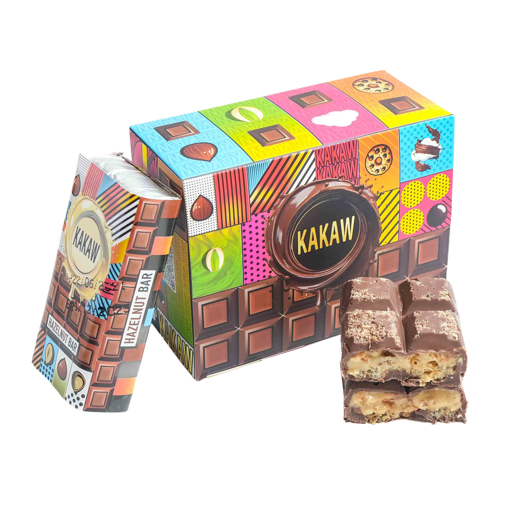 Hazelnut Kakaw Bar Box of 5 — Güllüoğlu Kuwait