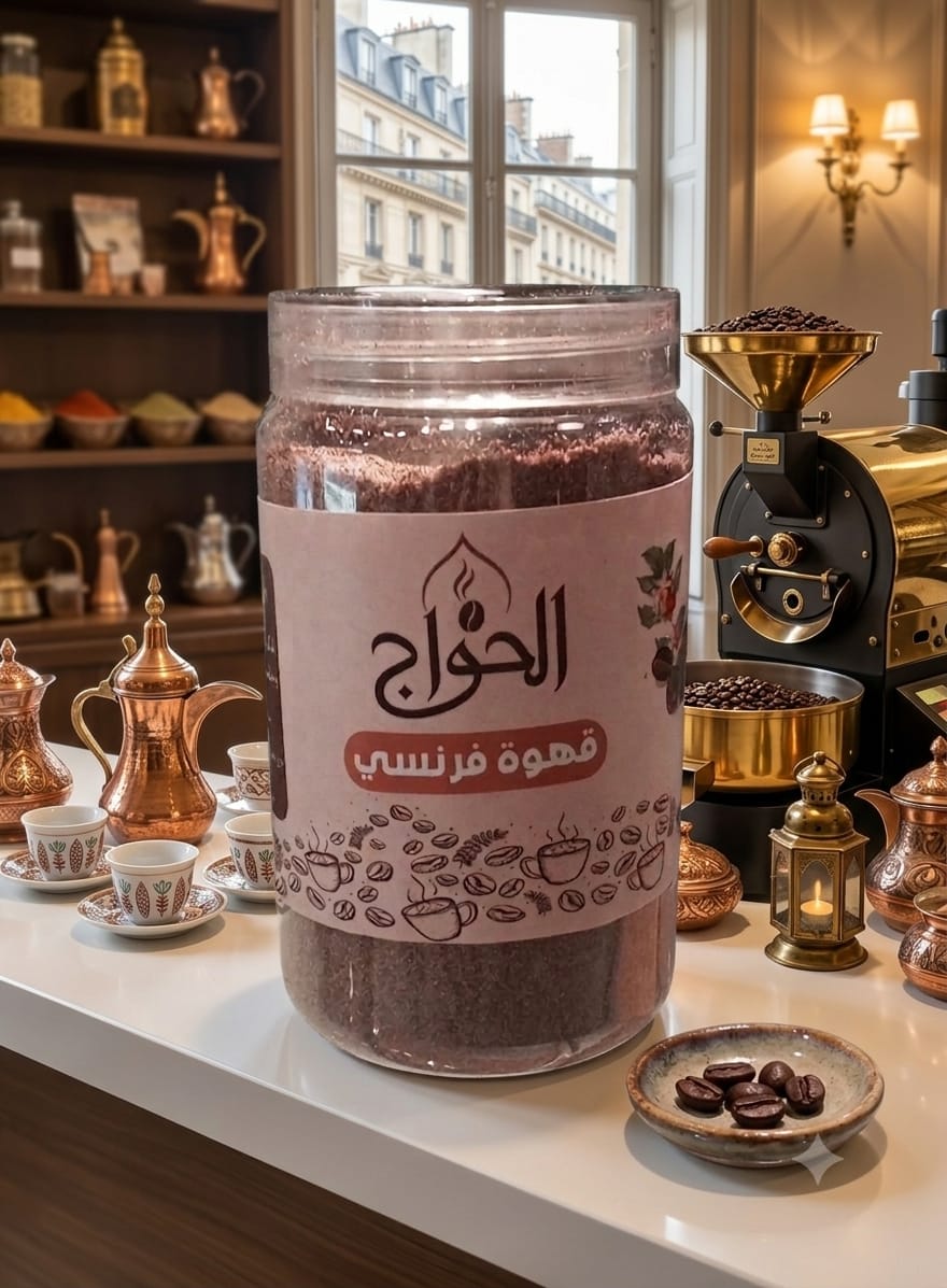 قهوه فرنسه الحواج الوزن ربع كيلو